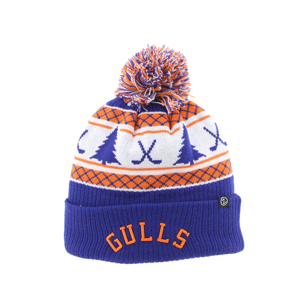 San Diego Gulls Stickmas Knit Pom Beanie