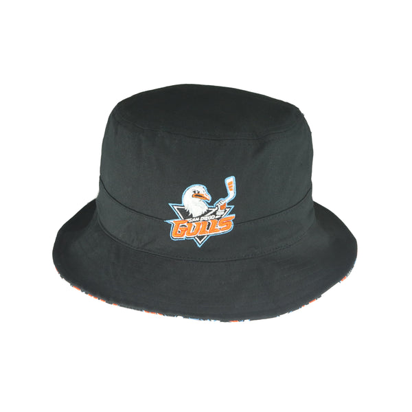 San Diego Gulls Primary Logo Reversible Bucket Hat