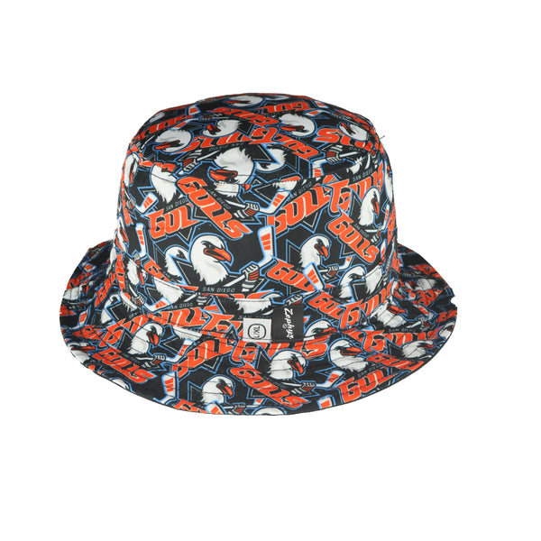 San Diego Gulls Primary Logo Reversible Bucket Hat