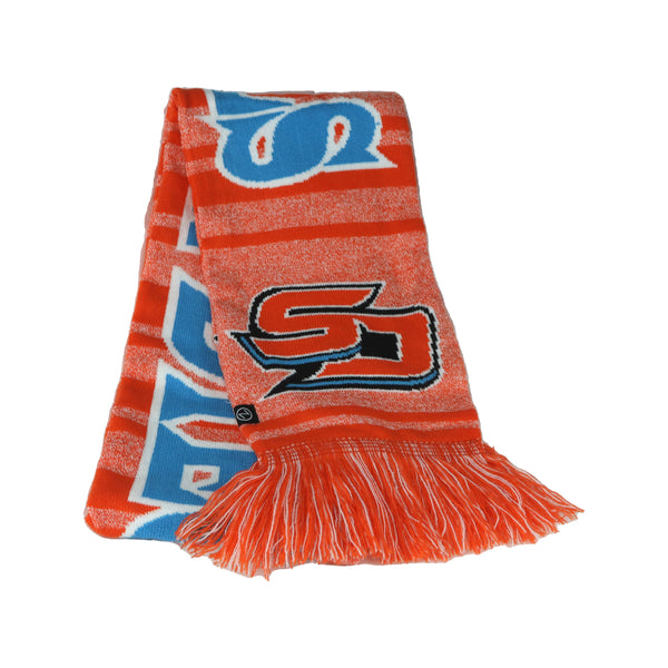 San Diego Gulls Orange Knit Scarf
