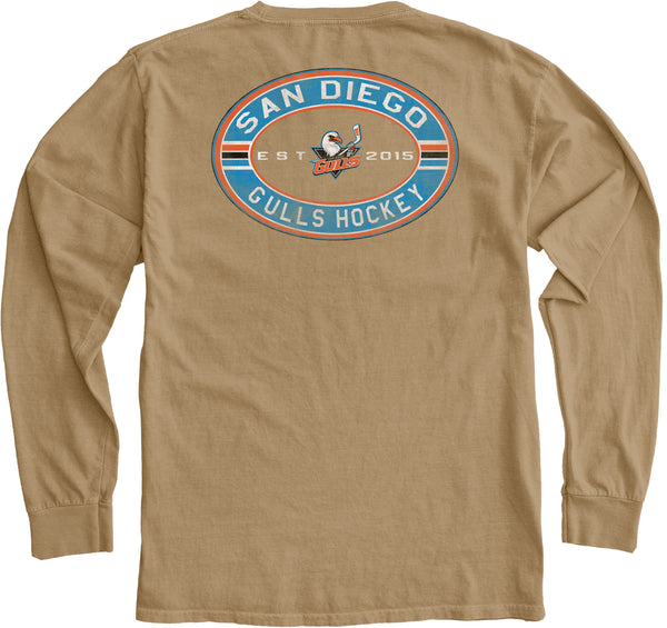 Men's San Diego Gulls Russet L/S Tee