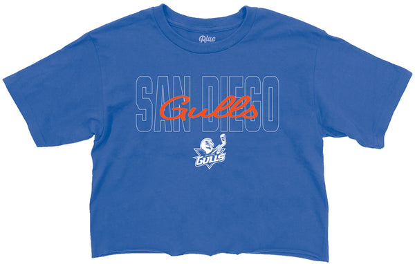 Women's San Diego Gulls Last Dime Crop Tee