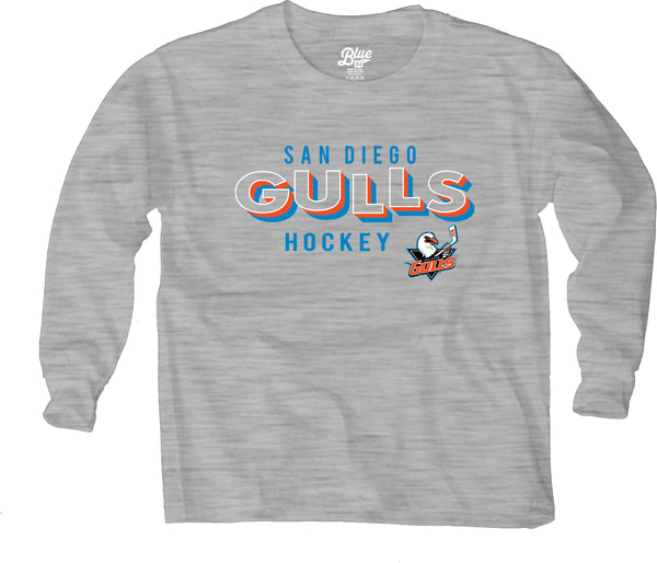 Youth San Diego Gulls Fiddle Fit L/S Tee