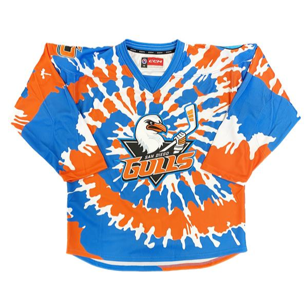 San Diego Gulls Authentic Tie Dye Jersey