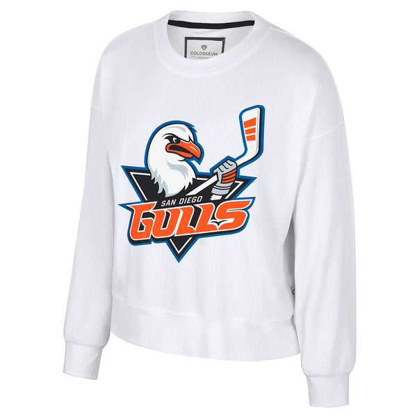 Women's San Diego Gulls Walk Off Ribbed L/S Sweater