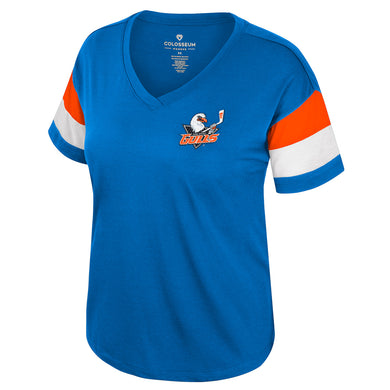 Women's San Diego Gulls Sparkle V-Neck Tee