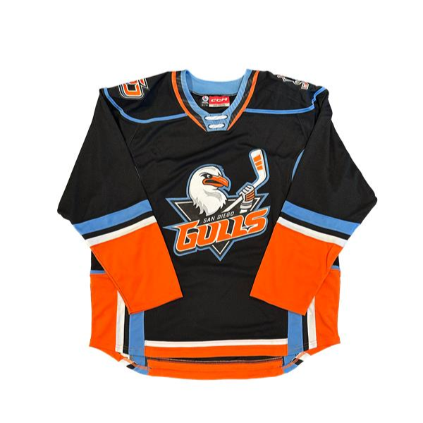 San Diego Gulls Black Replica Jersey