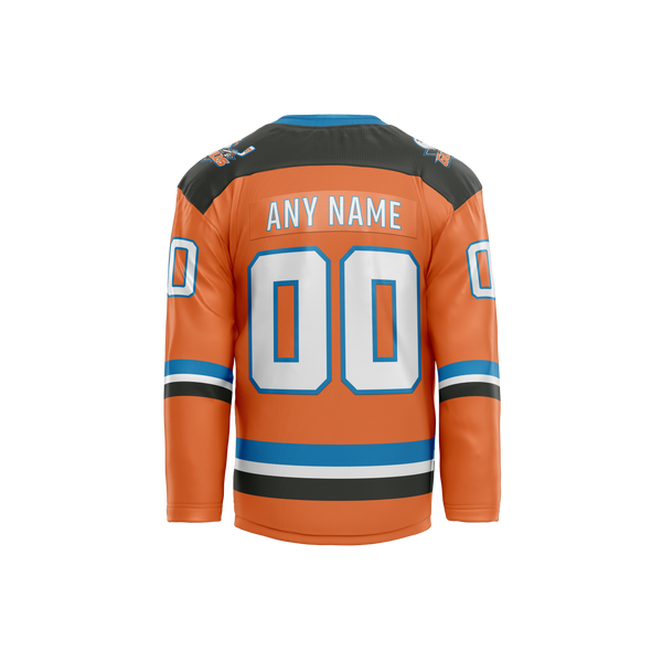 San Diego Gulls Customized 10 Year Anniversary Replica Jersey Name and Number Kit