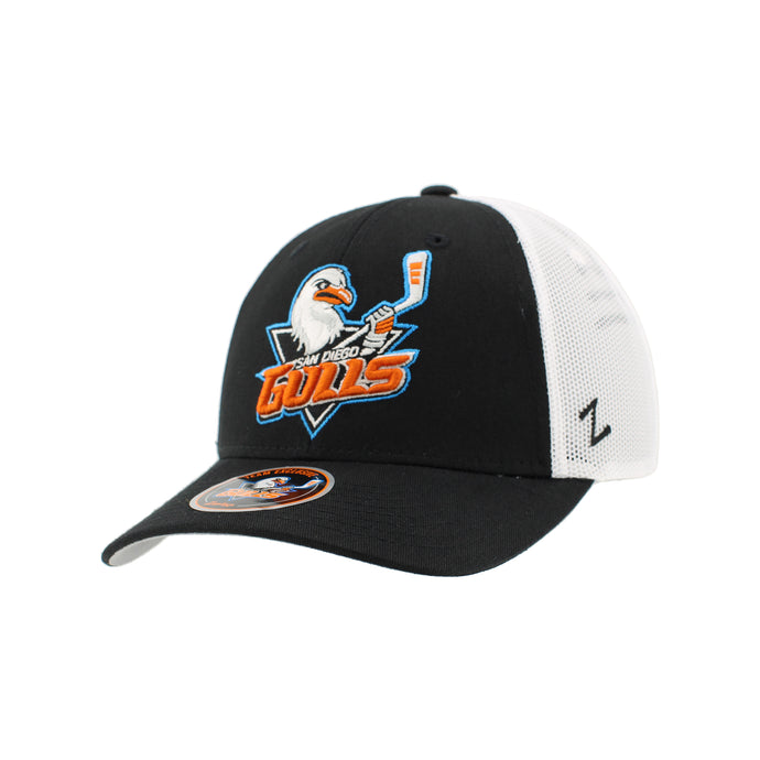 San Diego Gulls Big Rig Black Snapback Hat