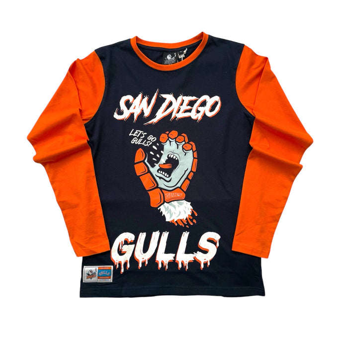 Men's San Diego Gulls Screaming Hand L/S Tee