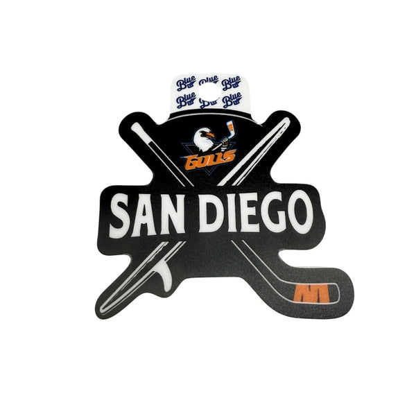 San Diego Gulls Surf Sticker
