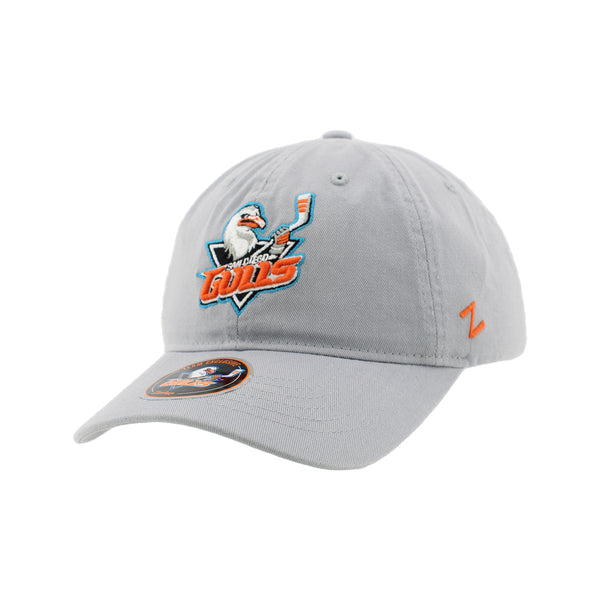 San Diego Gulls Scholarship Grey Primary Adjustable Hat