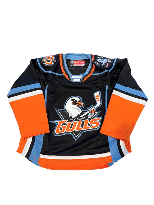 Youth San Diego Gulls 2024-25 Black Replica Jersey