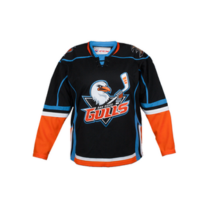 Youth San Diego Gulls Black Replica Jersey