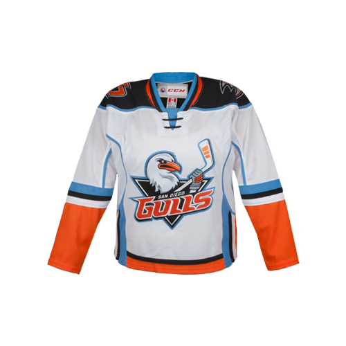 Youth San Diego Gulls White Replica Jersey